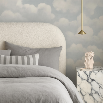 uitverkoop model teddy in witte boucle, formaat 180 x 122